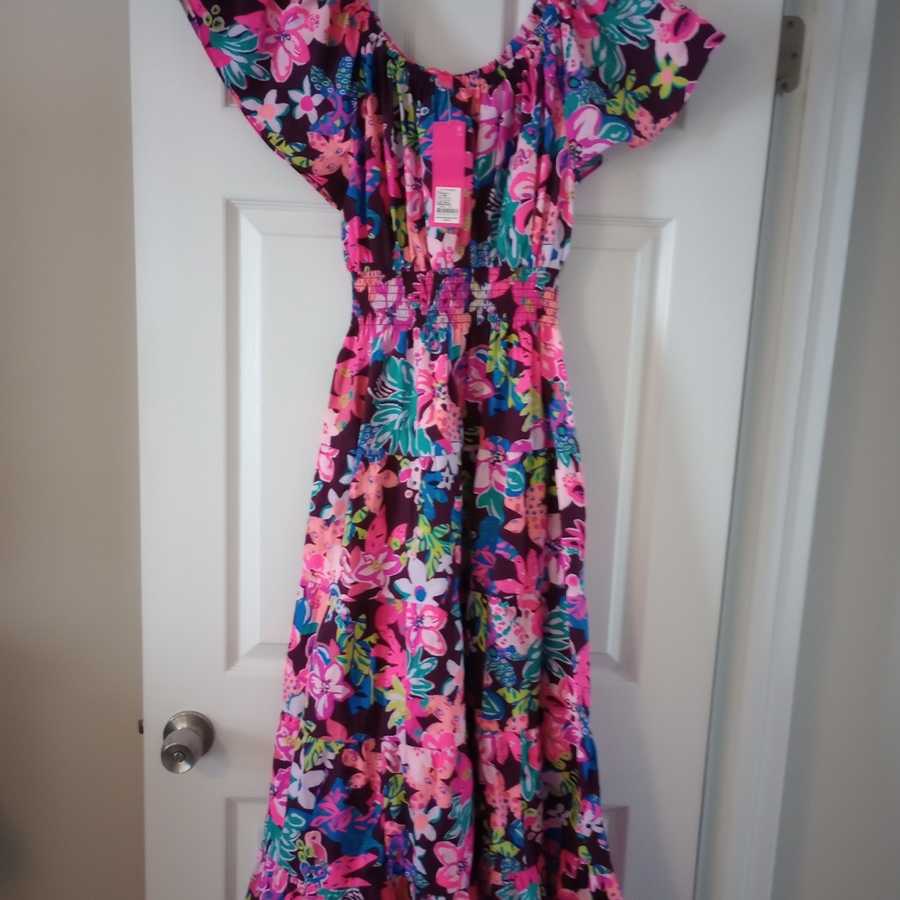 Lilly Pulitzer Vibrant Floral Dress